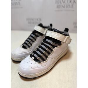 Air Jordan 23 White Black Silver Strap Sneakers Men’s US 10 (414588-101)